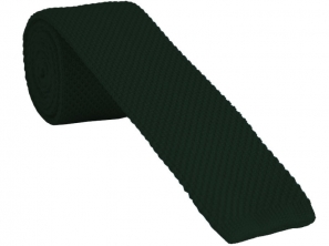 Dark Green Knitted Tie