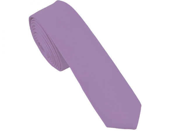 Lilac Satin Skinny Tie | With Free And Fast UK Delivery