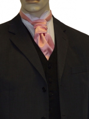Pink Satin Cravat 