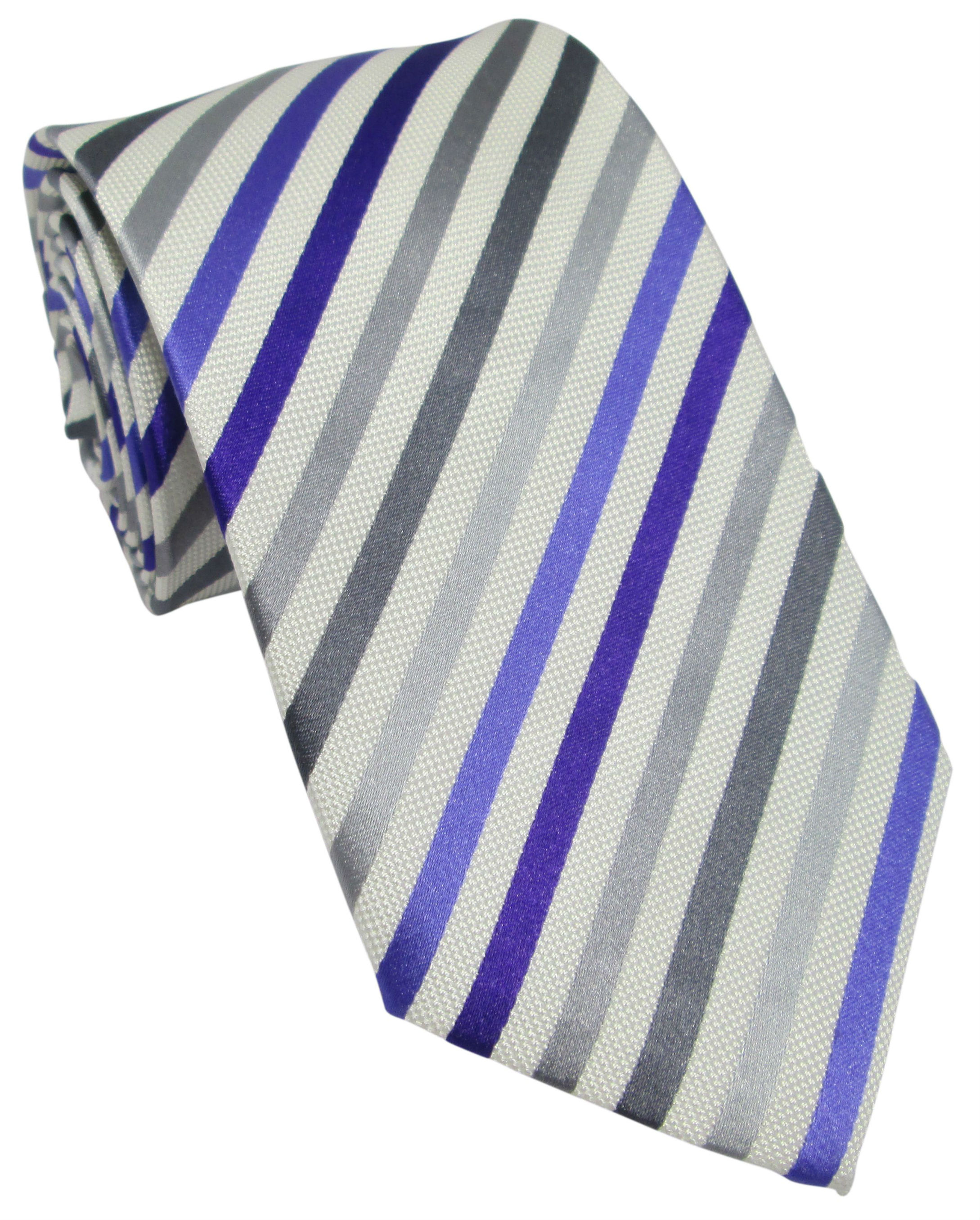 Purple and White Polka Dot Silk Tie | With Free And Fast UK Delivery