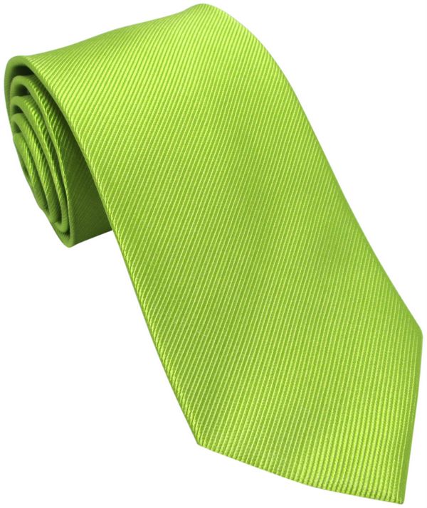 Lime Green Silk Tie